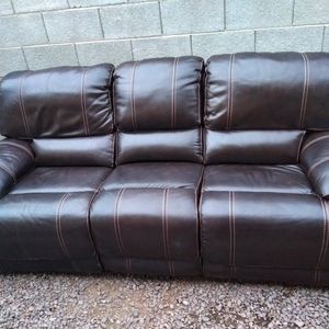 sofa leather recliner